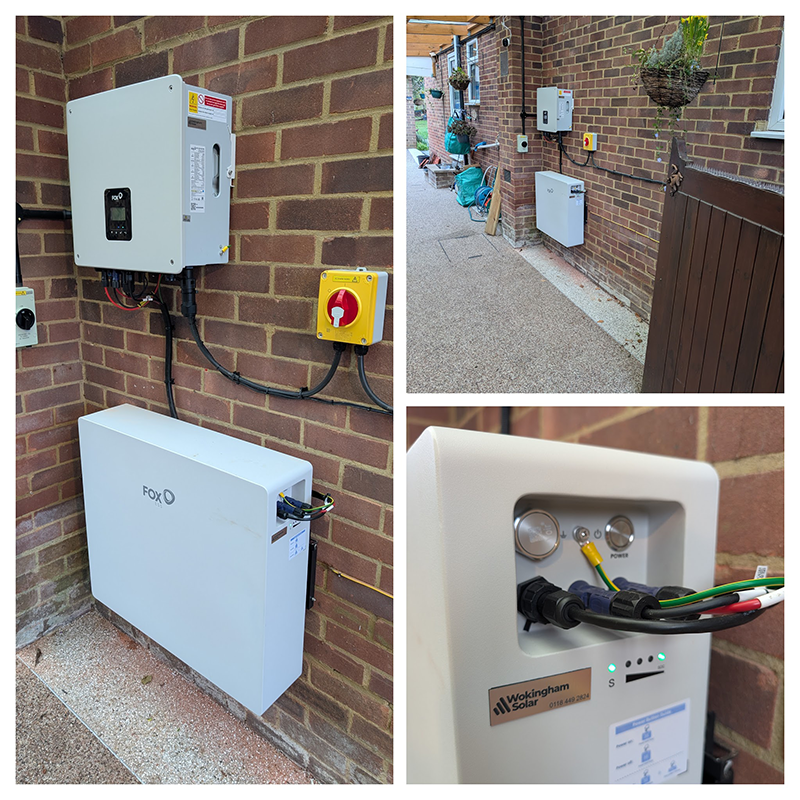 Fox 6kW Hybrid Inverter & Fox EP Battery 12kWh Installation